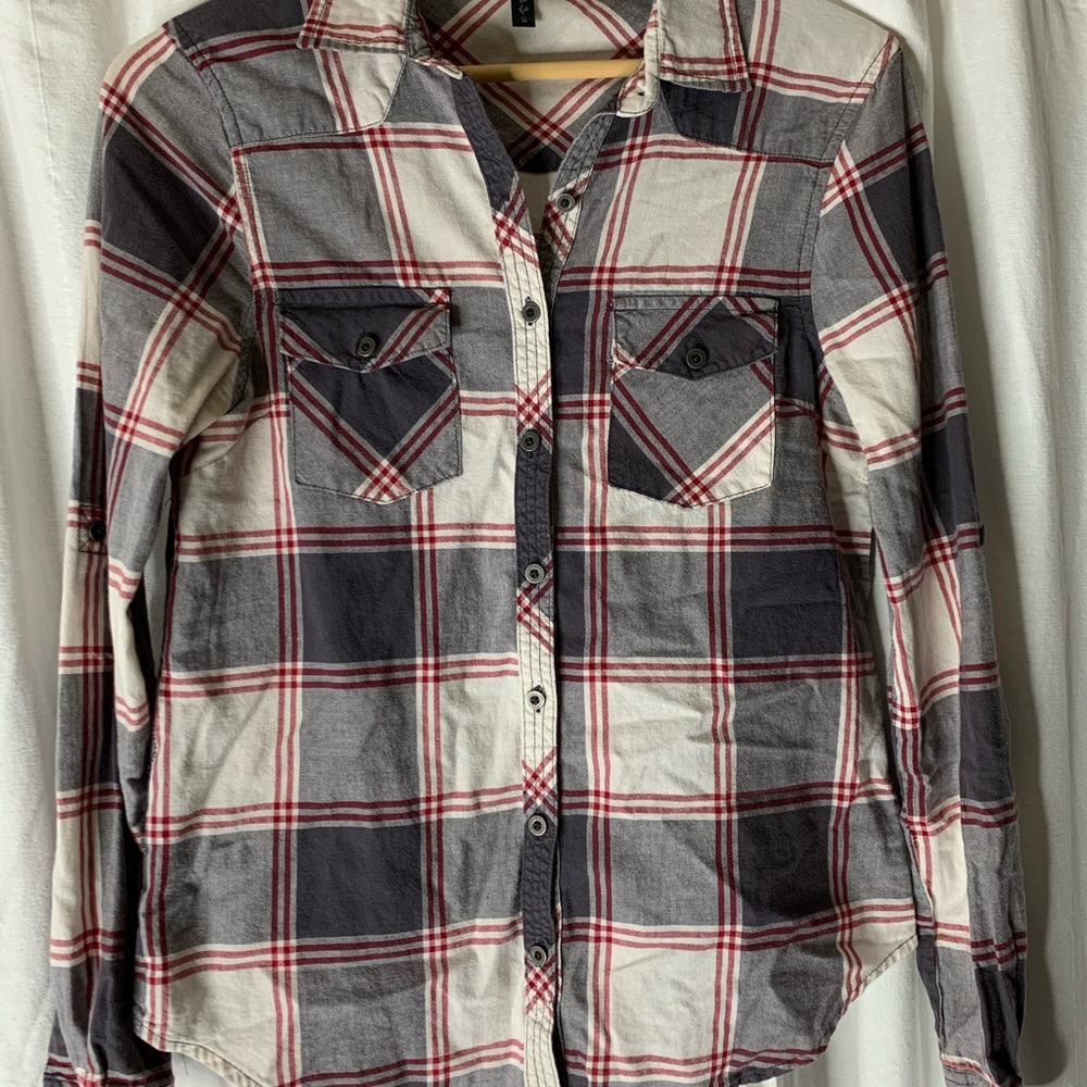 Plaid button up